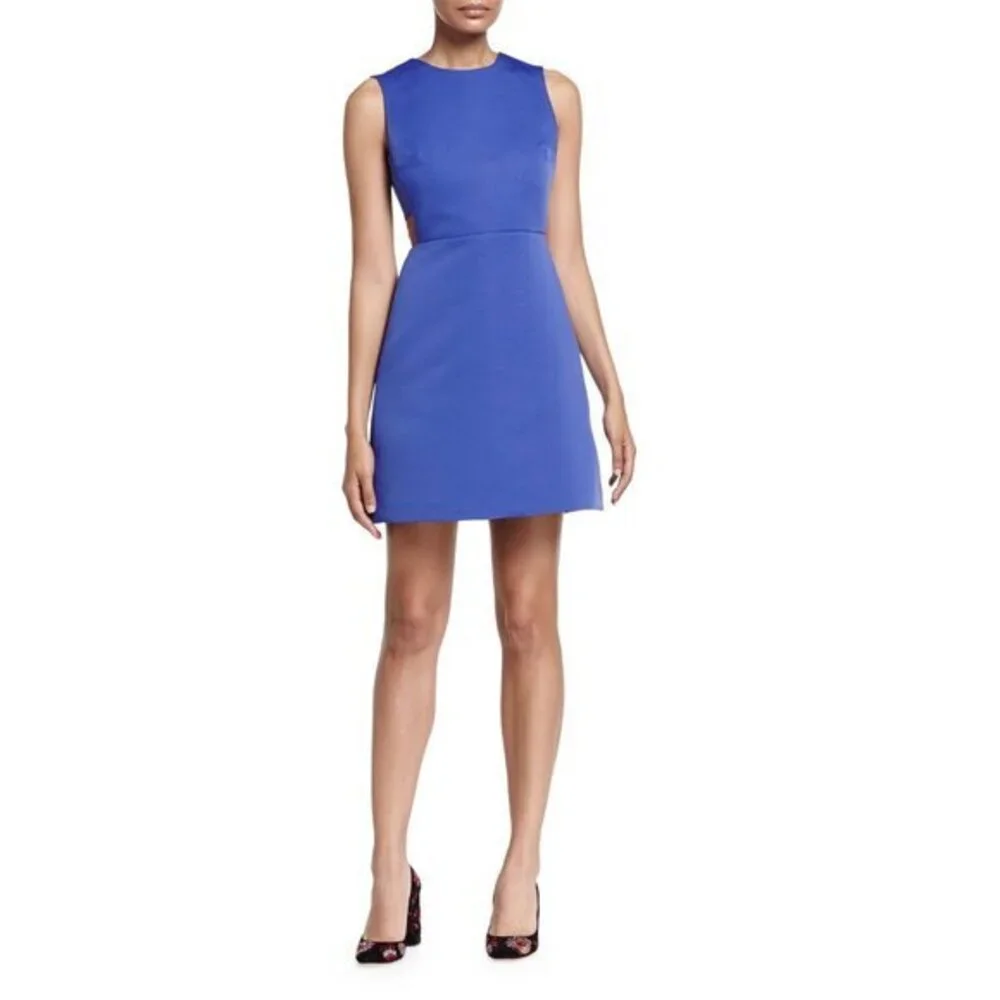 Kate Spade New York Dress Cutout Sides A Line Mini Dress Blue Size 8 New